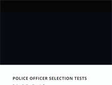 Tablet Screenshot of policetest.info